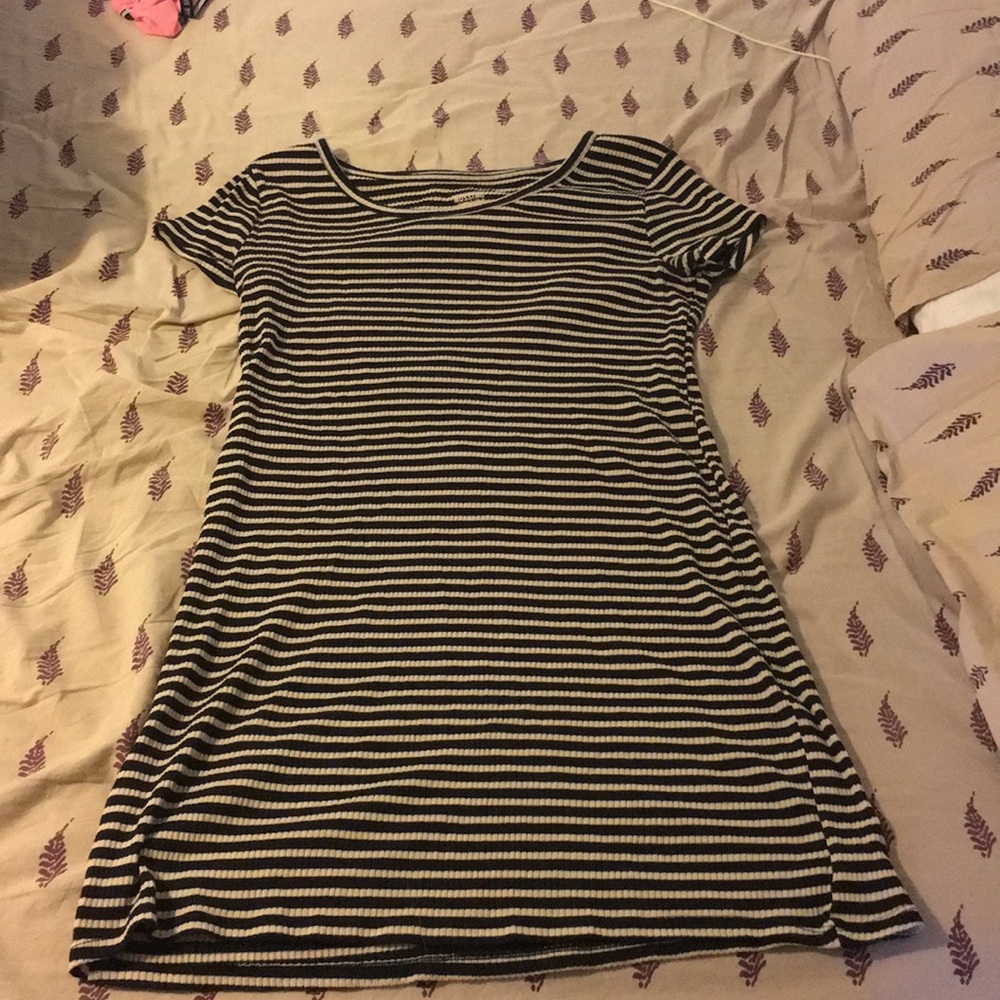 Striped t-shirt dress
